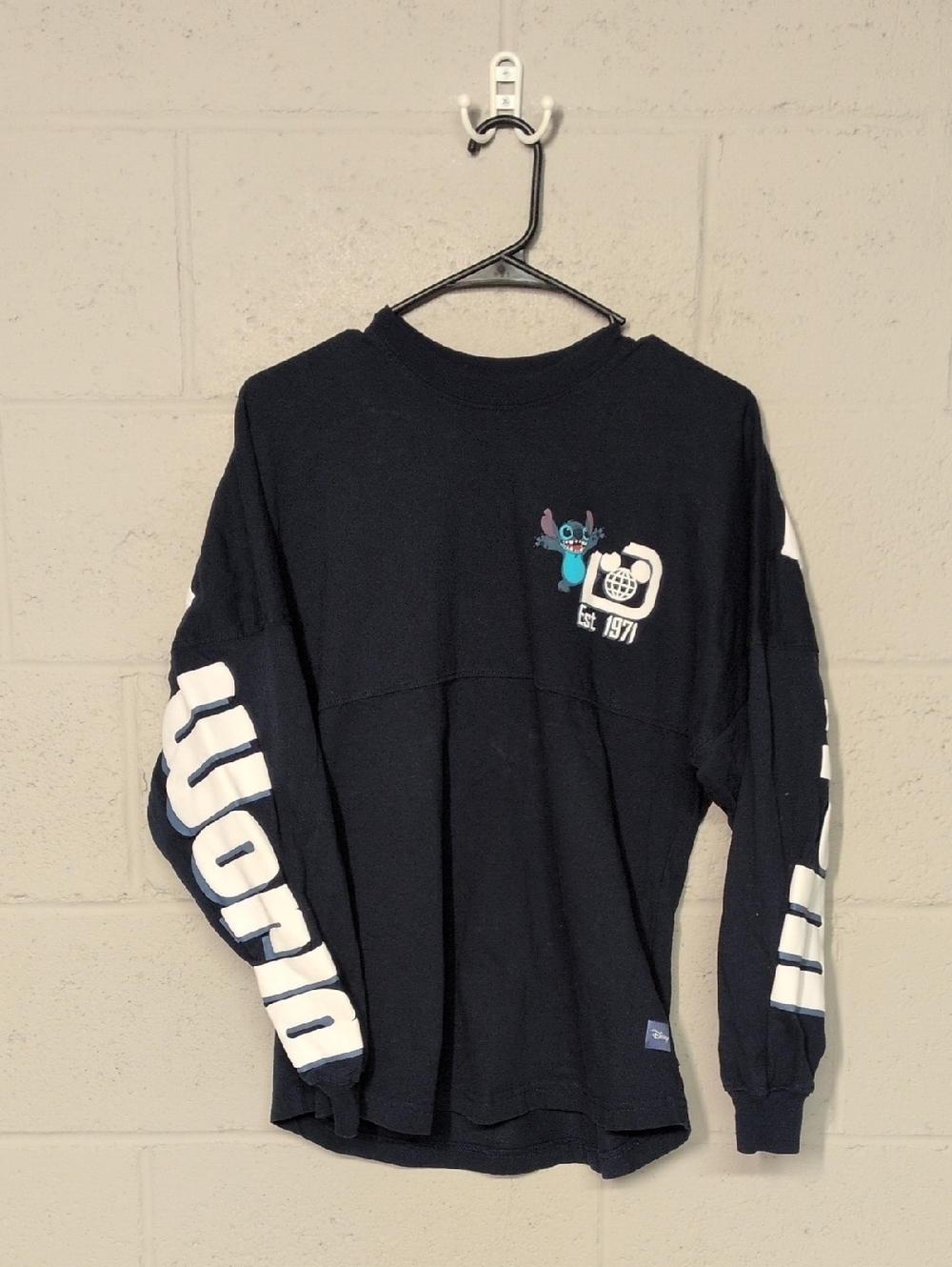 Stitch Disney Spirit Jersey, Disney World Long Sleeve Size XS - Picture 3 of 12